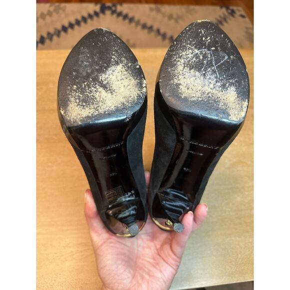 Burberry Nadison Fringe Peep-Toe Ankle Booties - Picture 8 of 13